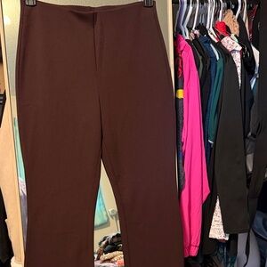 Chic Women's burgundy wide Leg Pants